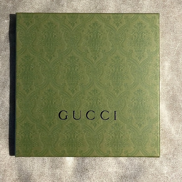 Gucci Accessories Gucci Scarf Box With Ribbon And Tissue Poshmark